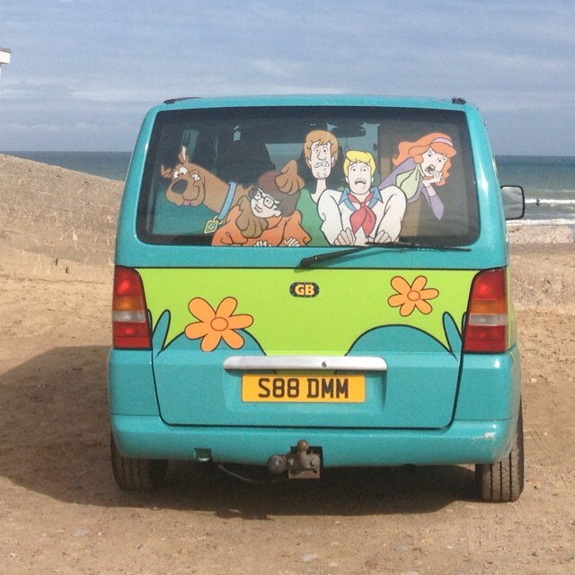 Touring Europe in the mystery machine