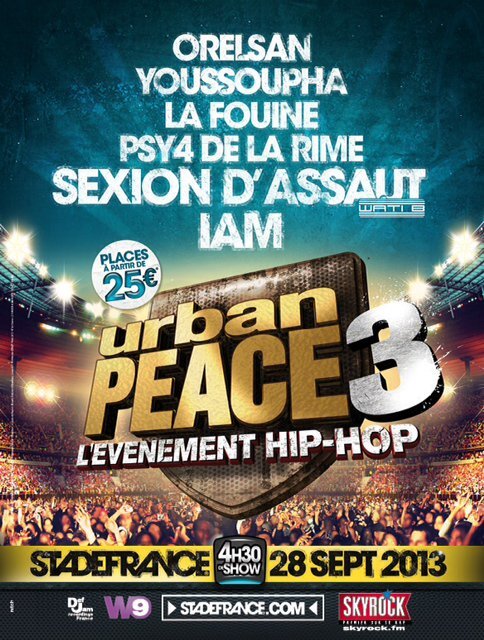 Concert au Stade de France le 28 Sept. 2013 ! Place a partir de 25€  .