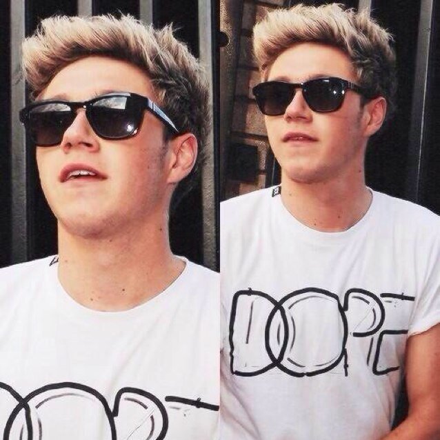 Niall's following you. And you're maybe on his TL.