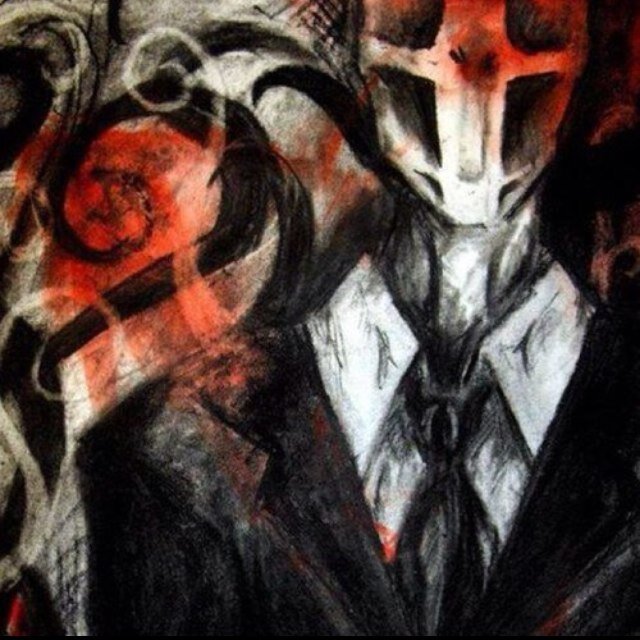 They call me Slender Man! The facless horror! I kill kids and take souls!