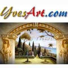 Award winning published artist, creates Trompe L'Oeil, Murals, Ceilings & Domes for larges estates, and public places around the world. 
Call us.(321)257-9294
