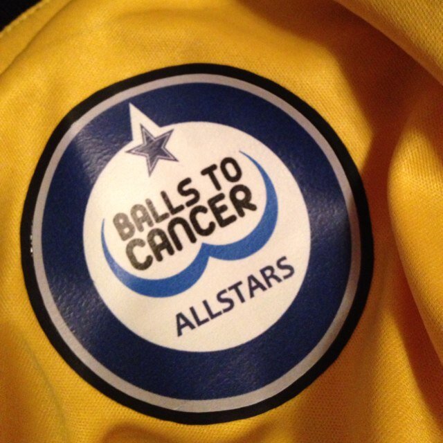 We are the Pro/Celebrity football team for the male cancer charity Balls to cancer. 
contact us for details at BTCAllstars@ballstocancer.com