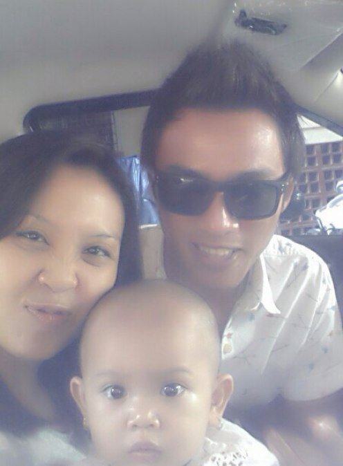 ♥♡ my wife @nieyannie (˘⌣˘)ε˘`) n' my little princess clarasita ..