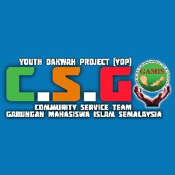 CSGCommunity's profile picture. The Official twitter Community Service team (CSG) Gabungan Mahasiswa Islam Semalaysia. ;)