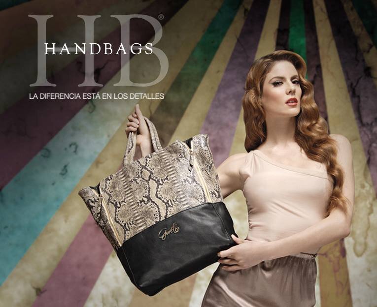 Marca reconocida Internacionalmente con bolsos y diseños exclusivos.