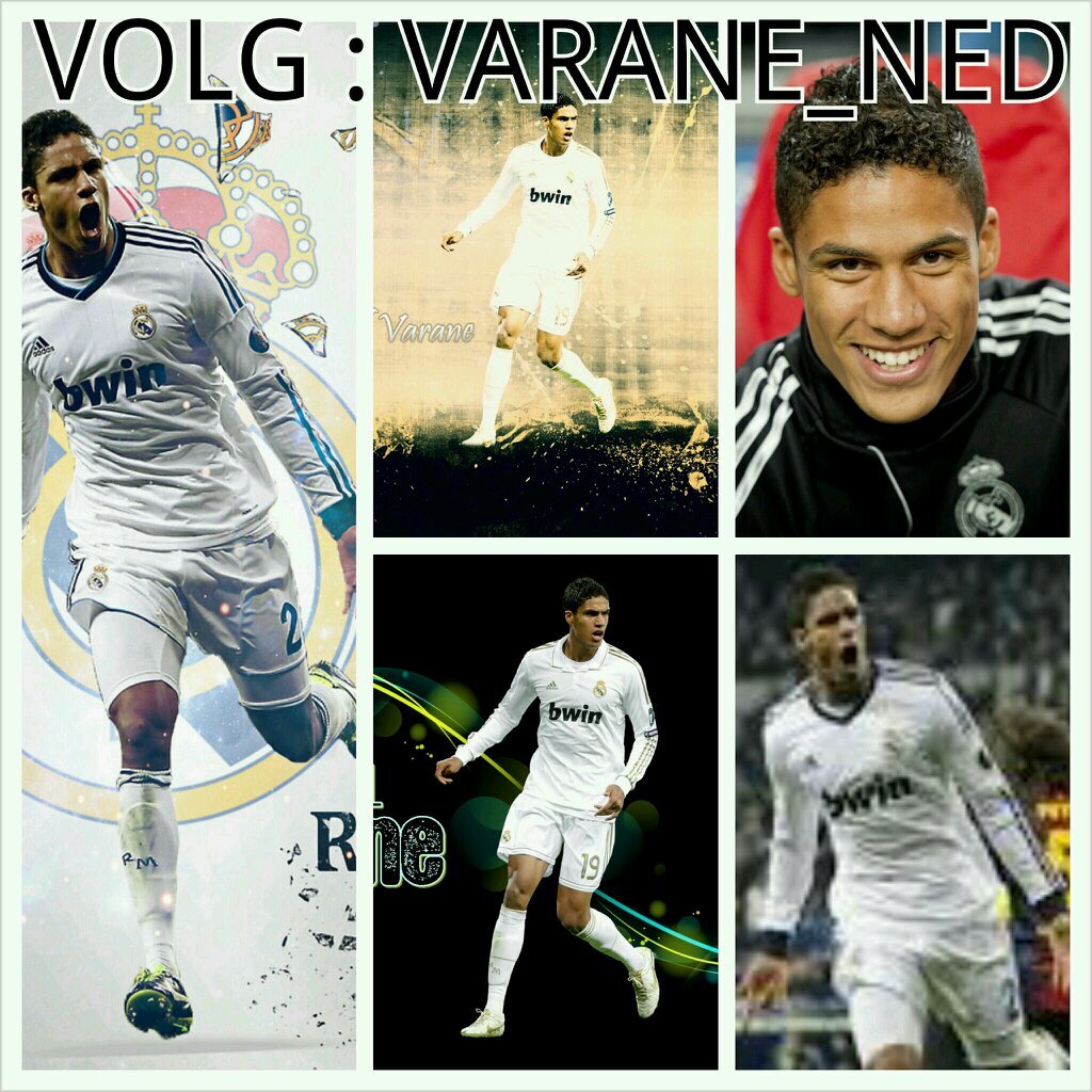 Subaccount @WeShareSoccer ! Al het nieuws van Raphael Varane up-to-date! altijd followback tot de 100 Followers