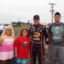 My kids are my life! I got the nickname Thumper from playing women's hockey. Labor day weekend 2013 met Ty Dillon, an AWESOME young man & great NASCAR driver!