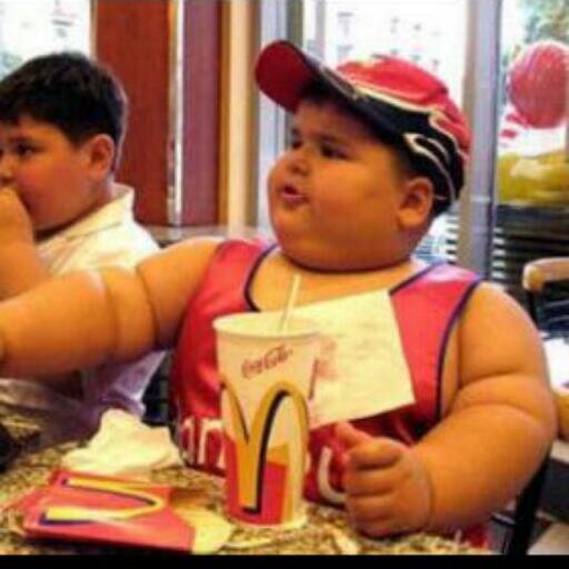 fatkidsproblem's profile picture. Funny tweets about the problems of being a fat kid #fatkidproblems