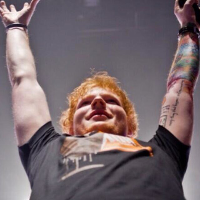 Ed Sheeran is a ginger jesus and he is my world :) i sound like a creep... Im not a creep dw :)