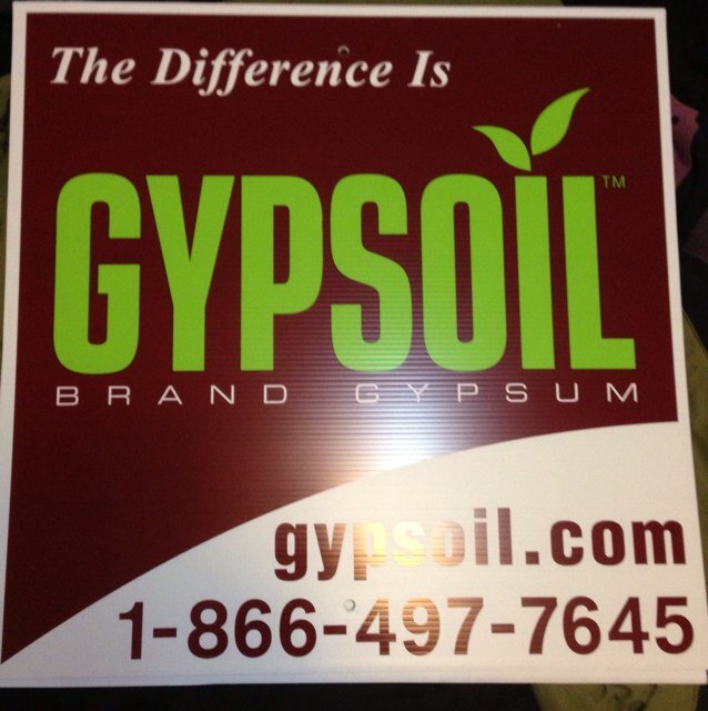 The difference is Gypsoil-brand gypsum for agriculture. Call 785.871.2343 for pricing and distributors.