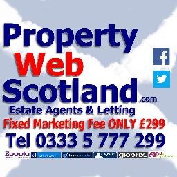 PropertyWebScot's profile picture. PropertyWebScotland Property Marketing- £299 Fixed.
TENANT FINDER-ONLY £99 
Selling Made Simple 
Call 0333 5 777 29 
email contact@propertywebscotland.com