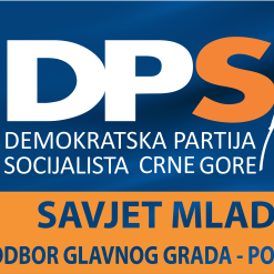 Zvanični twitter nalog Savjeta mladih Demokratske partije socijalista Podgorica