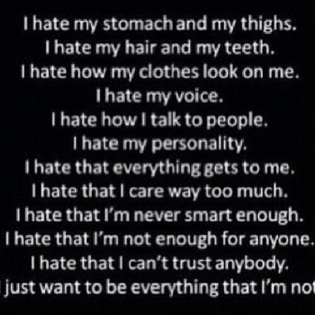 Hi, im a selfharmer, dont like it? Unfollow k bye.