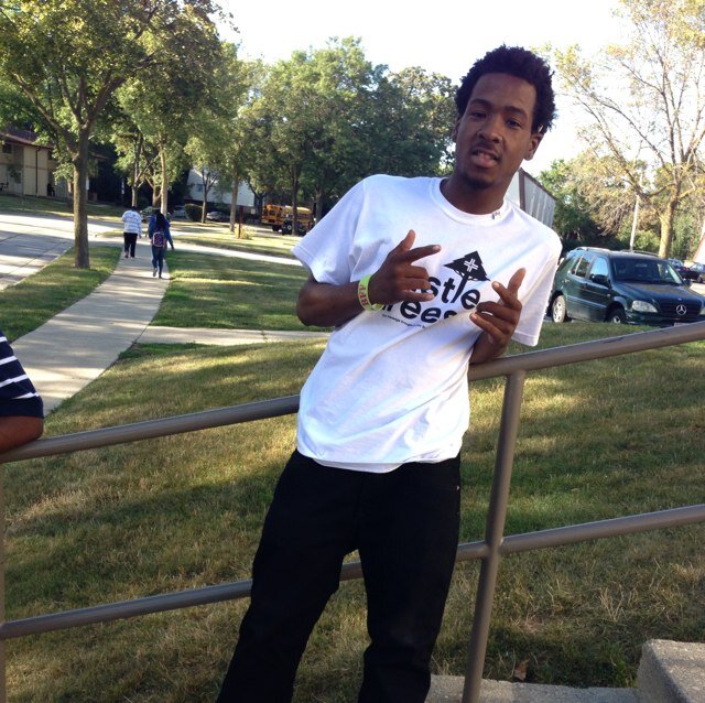 me and Tae Jr getting money