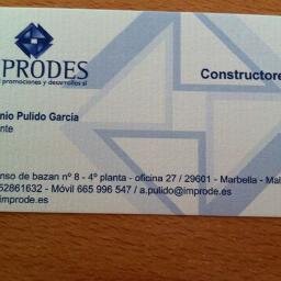 INPRODESS's profile picture. Antonio Pulido Gerente #empresa de #construcción y #reformas en #Marbella más de 25  años de experiencia