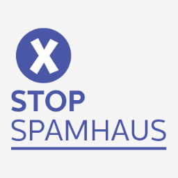 StopSpamhaus's profile picture. A campaign to educate the organisations who use Spamhaus and to inform them of their mafia style tactics against innocent businesses.