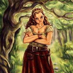 Hobbit de la comarca. Cazadora. Familiar de los Tuk y Brandigamo. Vivan los Albos! Jamás me saltaré ninguna comida, NUNCA! #SpanishFakesESDLA :)