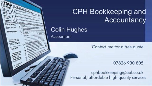 CPHBookkeeping's profile picture. A personal, affordable, high quality service that includes all areas of accountancy, bookkeeping and tax.