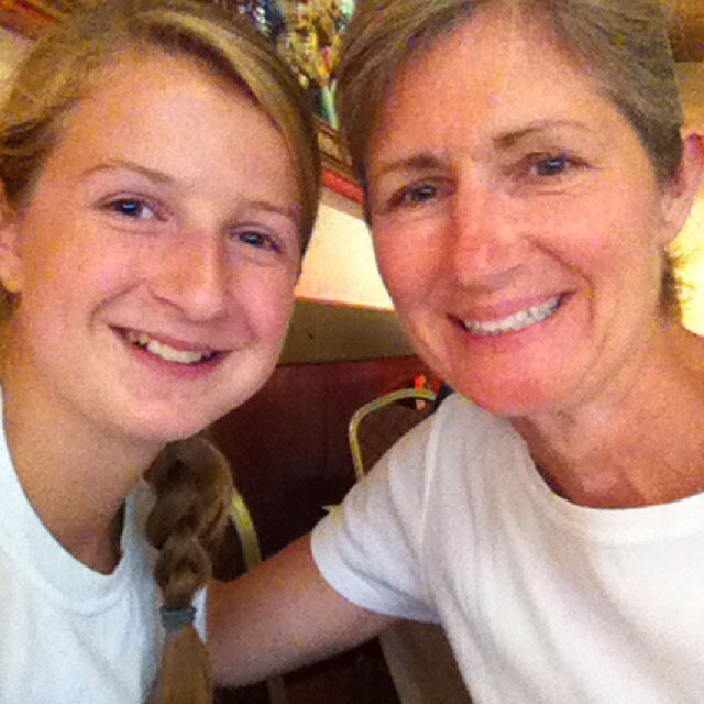 Mom and Olympic swimmer wannabe