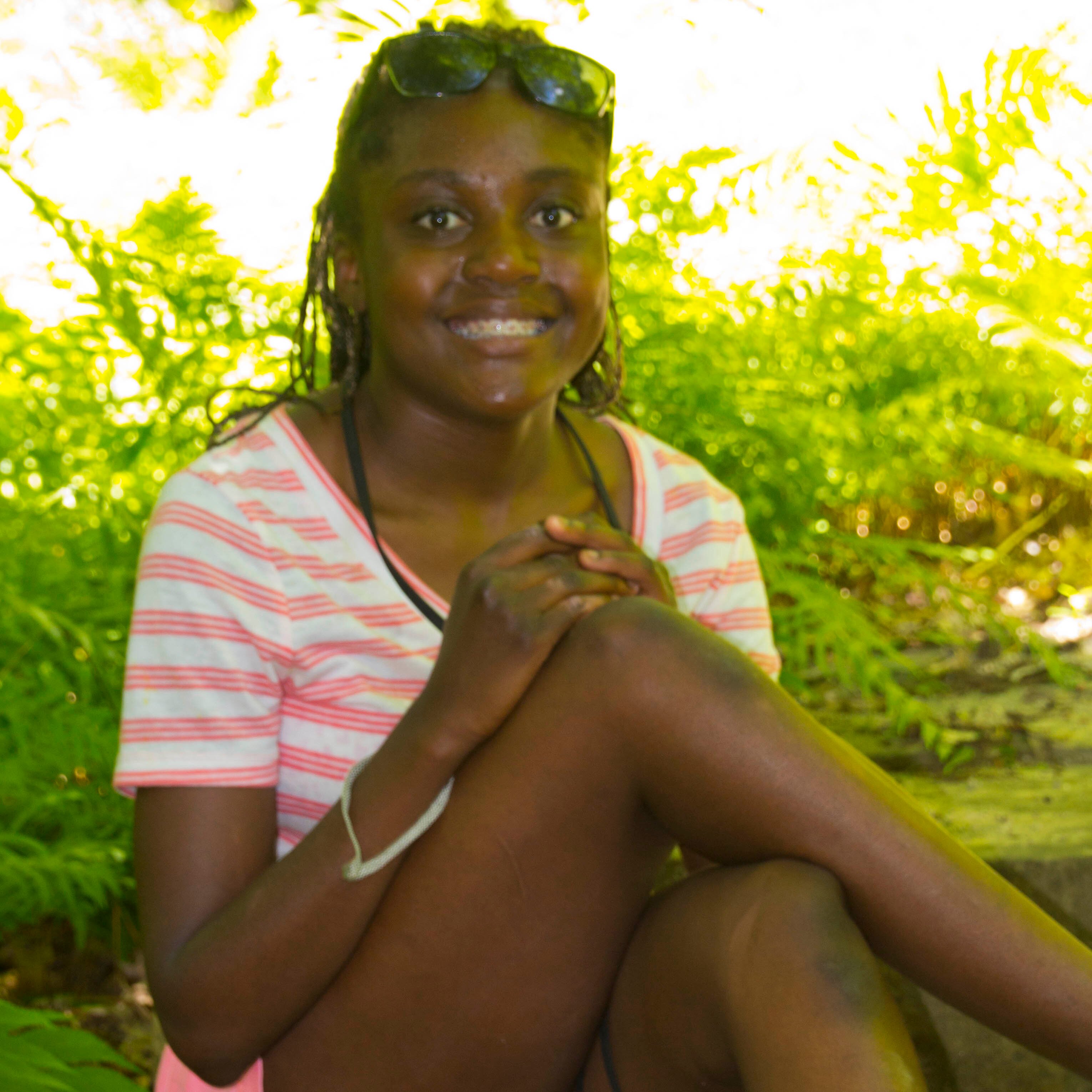 High school senior, loves track, watching movies and listening to music.