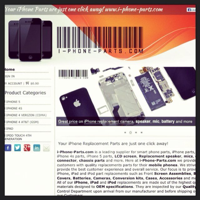 http://t.co/4tY3Mrq0Ec| Need any iPhone parts or accessories? Feel free to browse through our page where we offer a variety of parts and accessories.