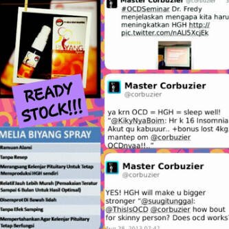 Maanfaat HGH : Meregenerasi sel,Meningkatkan stamina (sex),Memper besar alat fital pria/wanita,mengencangkan payudara DLL
Minat  Order : 088806419071/313dc51b