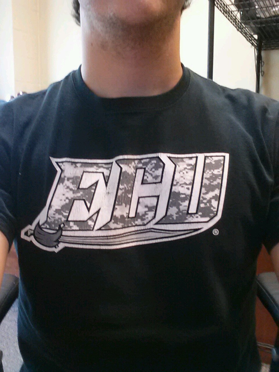 Just a guy chillin in the Suites.  #ECU14