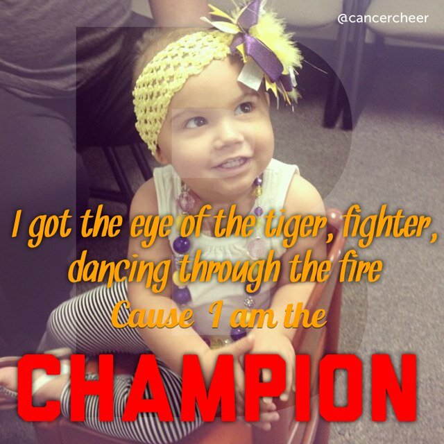 Account inspired by @TwistedCheer and @PrayForElla. To all the fighters, survivors, and fallen angels. This one's for you #StrongerThanCancer.