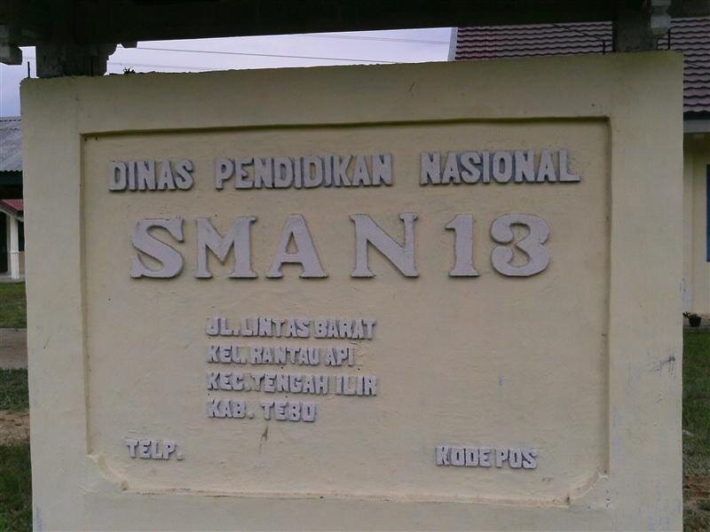 Twitter of SMA N 13 Kabupaten Tebo