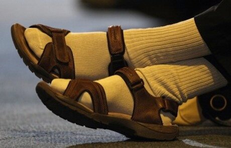Sandals spotted at Lib Dem Conferences!