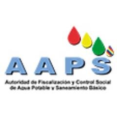 Autoridad de Fiscalización y Control Social de Agua Potable y Saneamiento, fiscaliza, controla, supervisa y regula actividades de agua potable y saneamiento.