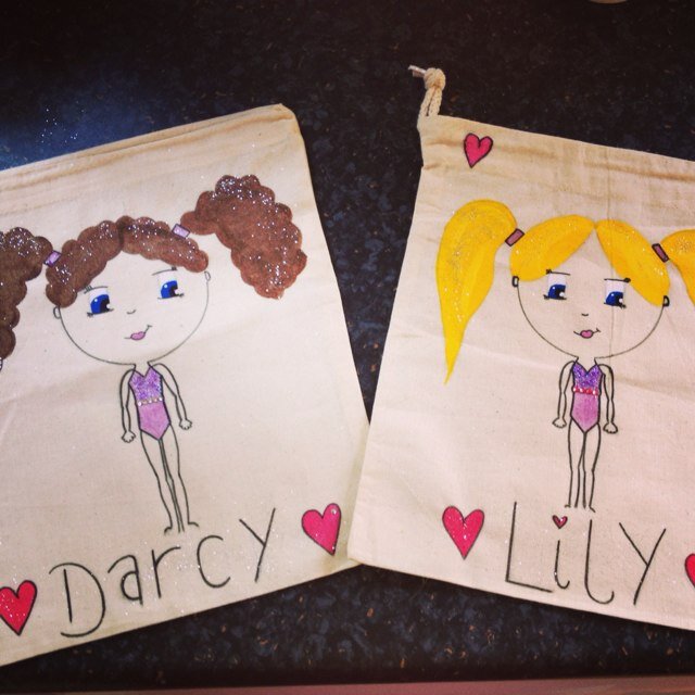 EmilyPlemily's profile picture. Cute personalised bags made to order - any sport/hobbie and name - email info.plemilydesigns@gmail.com for more info!