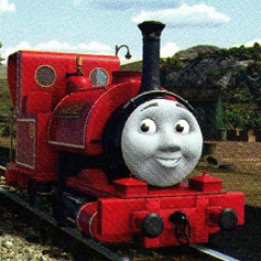 Hello! I'm Skarloey! I work on the Skarloey Railway!