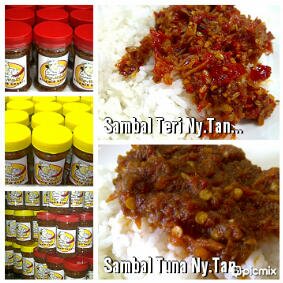 JAjananGAUl's profile picture. Yuukk...dicoba Sambal Teri  n Tuna Pedaassss....Terbukti Maknyoosss....1 btl isi 165gr..Nikmat dimakan hanya dng Nasi Putih. Minat Chat..   261910C6...