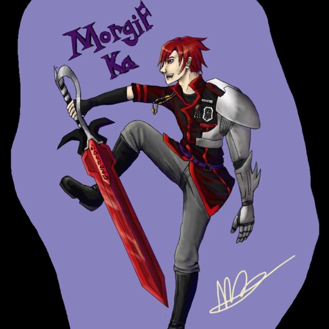 I am the Blazing Knight known as Morgif.. I am a exorcist of the black order.