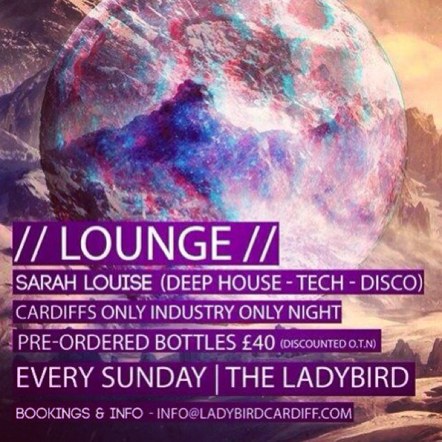 Whoever said Sundays are a day of rest clearly has never been to Sunday Project at @ladybirdcardiff.
-FREE ENTRY - £3 DOUBLES - Deep House