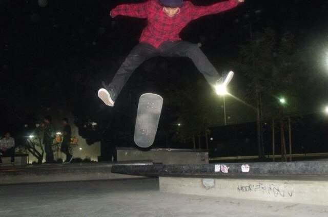 Skateboarding