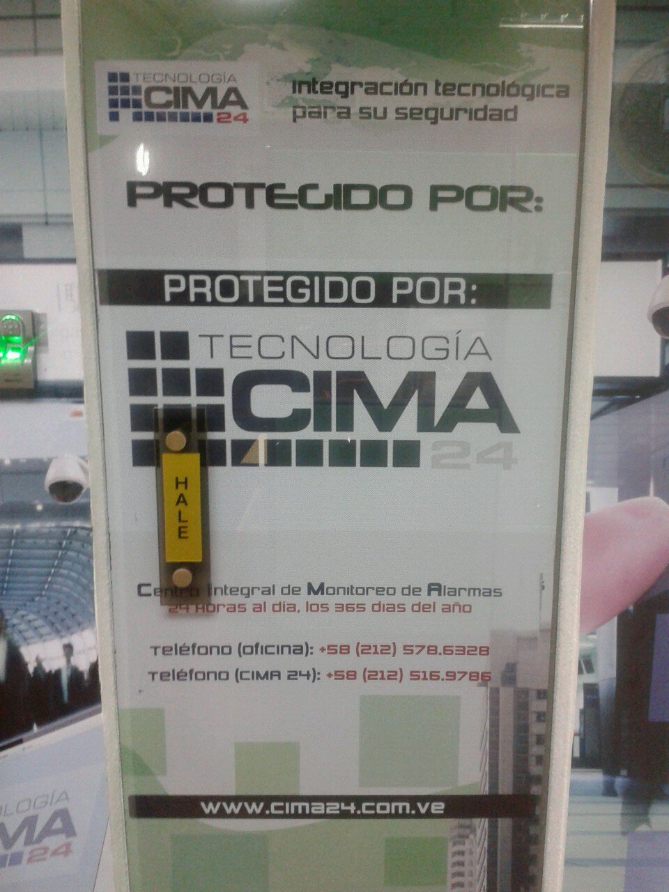Empresa de integración tecnológica y sistemas de protección mediante la implementación de su Centro Integral de Alarma CIMA24. #Alarma24Hrs Telf +58 4141008125