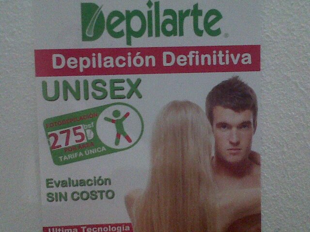 Depilación definitiva, tarifa única por zona. Tecnología IPL (Luz Pulsada Intensa) sin dolor, maxima eficacia. A partir de 27/09 CC Caribbean Mall, Local C3-124