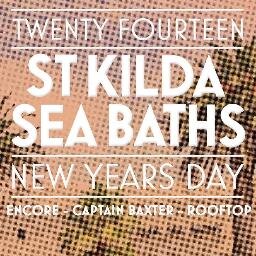 Ticketed Invitation Only New Year's Day Party. Encore, Captain Baxter and Sea Baths Rooftop.