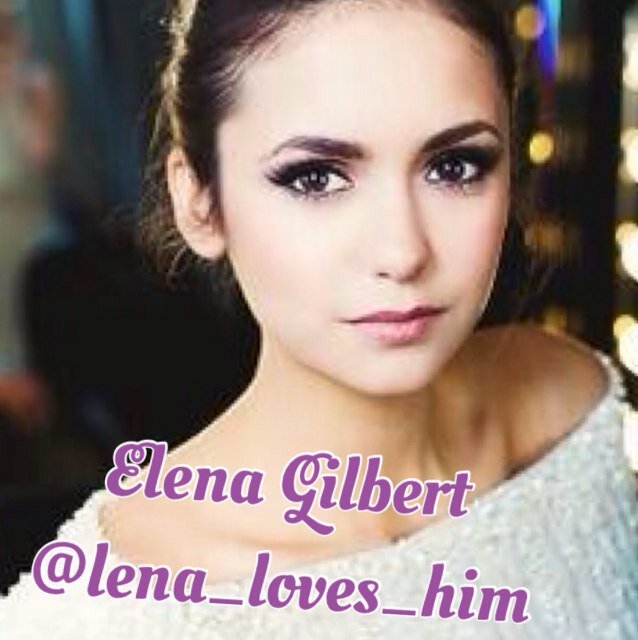 I'm Elena, elena gilbert i've been through a lot but i still keep my head up and try to make my life worth living it!! |human/S&L/RP| twin: @1stElenaGilbert