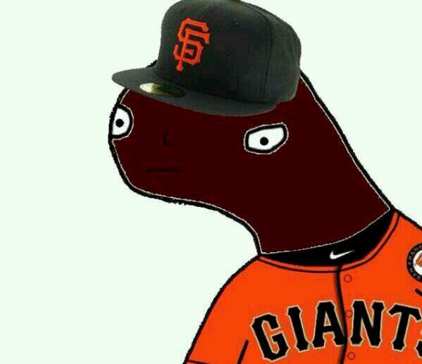 Ay het hoamrunz lyke dere iz no tumurrow!!!!! (Not actually Barry Bonds)