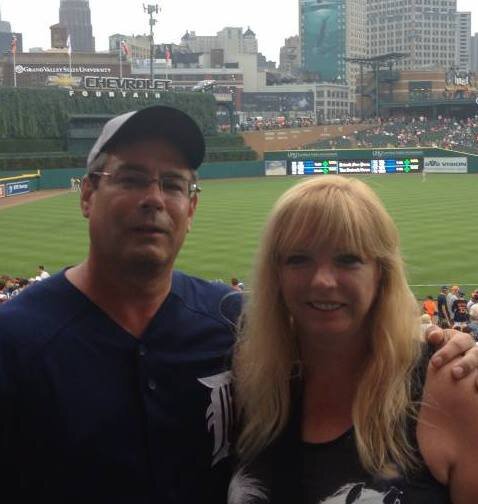 together for over 40 years, 2 kids 2 grandkids, Sting, Tigers, Leafs and Bruins' Fans