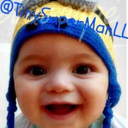 Tiny baby boy named Liam Levi who loves Superman and is just to damn cute. Tiny Superman in training.