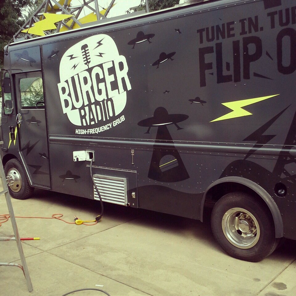 Hi-Frequency Grub - Denver's finest burgers in a food truck. follow us on instagram @Burgerradio