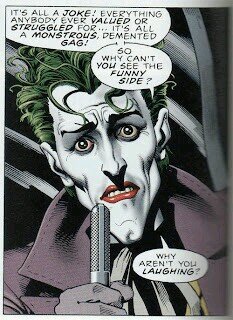 Once upon a time there was a building. A building with a lot of people in it. Then uncle Joker huffed and puffed and blew them all sky high!