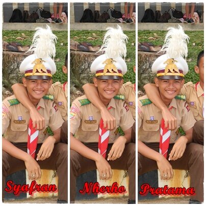 | Nama : M. Syafran Nerö Pratama | TTL : Palembang, 8 November 1997 | Hobi : Main Playstations | Cita-cita : Master EOD di Satuan 1 Gegana Korps Brimob Polri |
