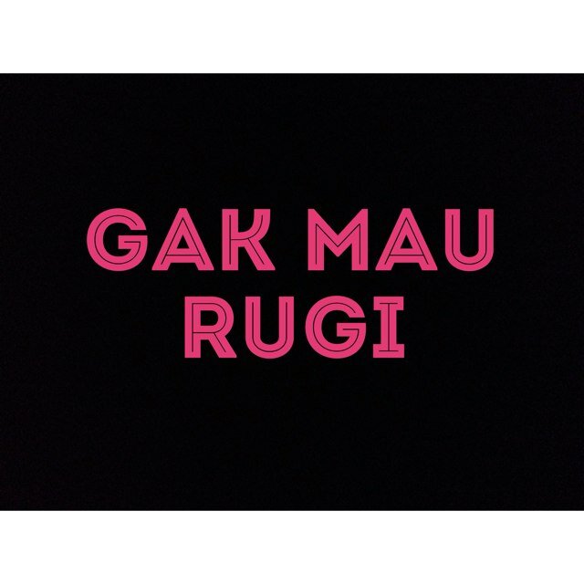 Image result for gak rugi