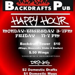 BackdraftsPub's profile picture. Pouring your pleasures 1 drink at a time...Its 5 o'clock somewhere