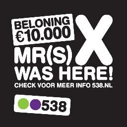 Vind je mij, dan win je cash. Ik laat aanwijzingen over mijn locatie achter op 538. #53j8